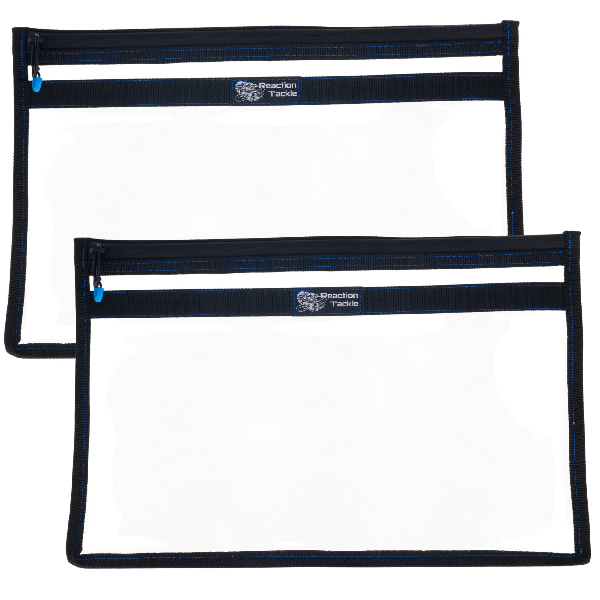 Reaction Tackle Clear Storage Bag Tackle Pak - Water-Resistant Plastic Storage - New