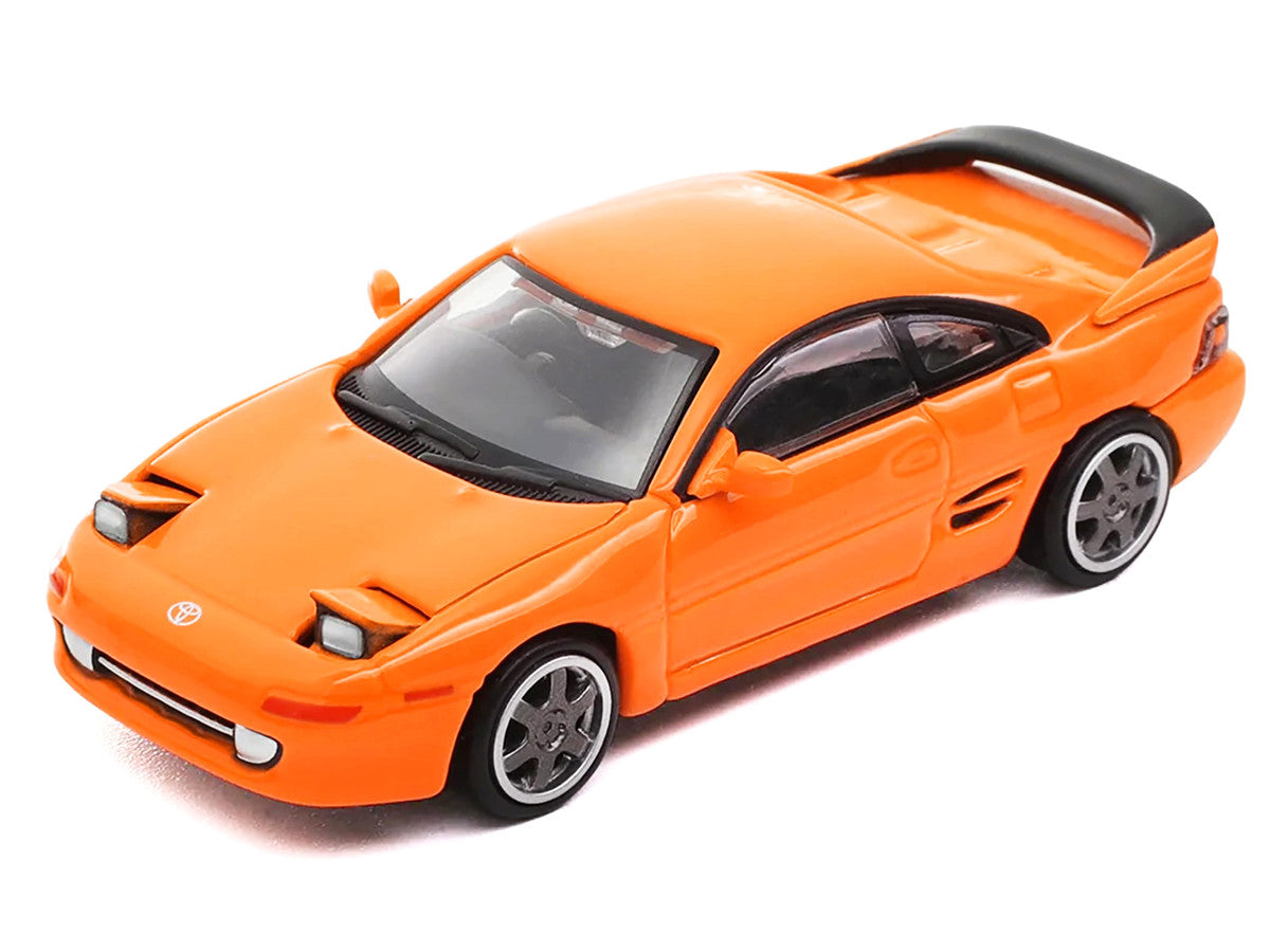 Toyota MR2 W20 RHD (Right Hand Drive) Orange 1/64 Diecast Model Car by Die Cast Team