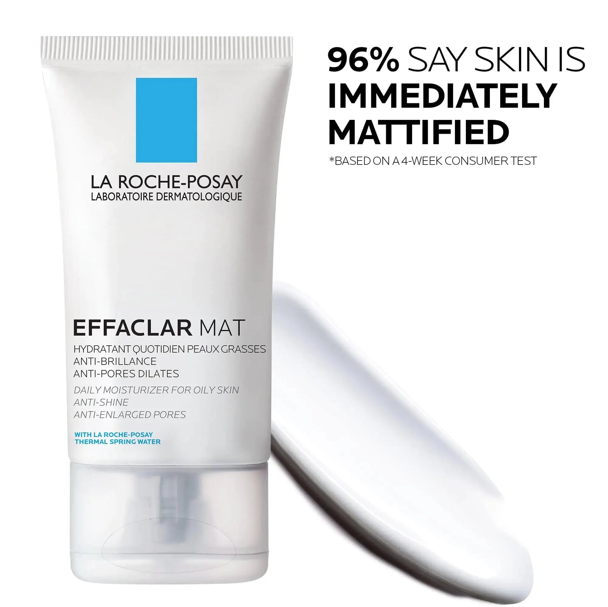 La Roche-Posay Effaclar Mat Daily Moisturizer for Oily Skin – Oil-Free Mattifying Formula