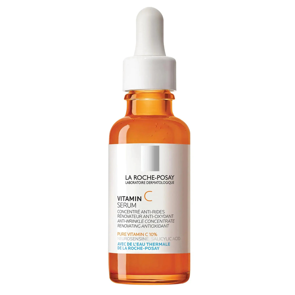 La Roche-Posay Pure Vitamin C Face Serum with Hyaluronic Acid & Salicylic Acid – Anti-Aging Serum for Wrinkles & Uneven Skin Texture