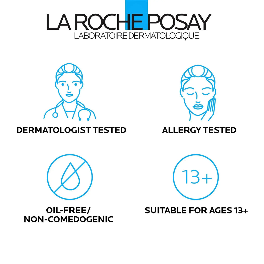 La Roche-Posay Toleriane Double Repair Matte Daily Face Moisturizer for Oily Skin with Ceramide & Niacinamide - Oil-Free, All Skin Tones