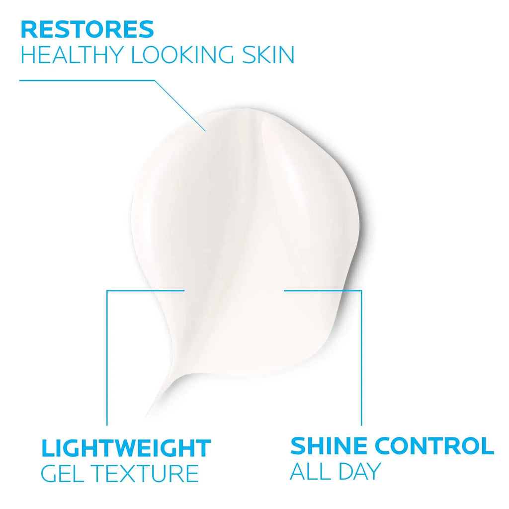 La Roche-Posay Toleriane Double Repair Matte Daily Face Moisturizer for Oily Skin with Ceramide & Niacinamide - Oil-Free, All Skin Tones