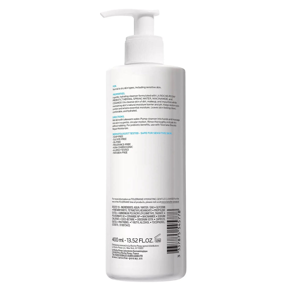 La Roche-Posay Toleriane Hydrating Gentle Face Cleanser - Sensitive Skin Tested