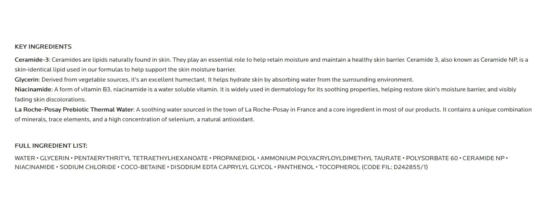 La Roche-Posay Toleriane Hydrating Gentle Face Cleanser - Sensitive Skin Tested