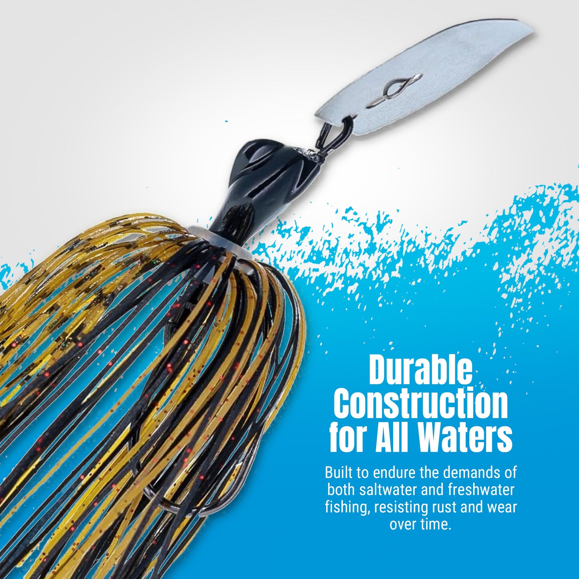 Reaction Tackle Lead Breaker Jigs- 3-Pack; Durable Fishing Jigs for Freshwater & Saltwater - New