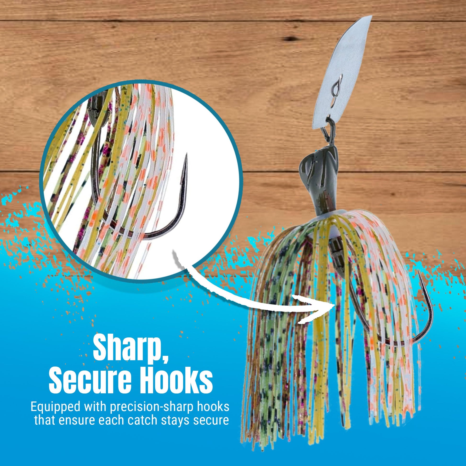 Reaction Tackle Lead Breaker Jigs- 3-Pack; Durable Fishing Jigs for Freshwater & Saltwater - New