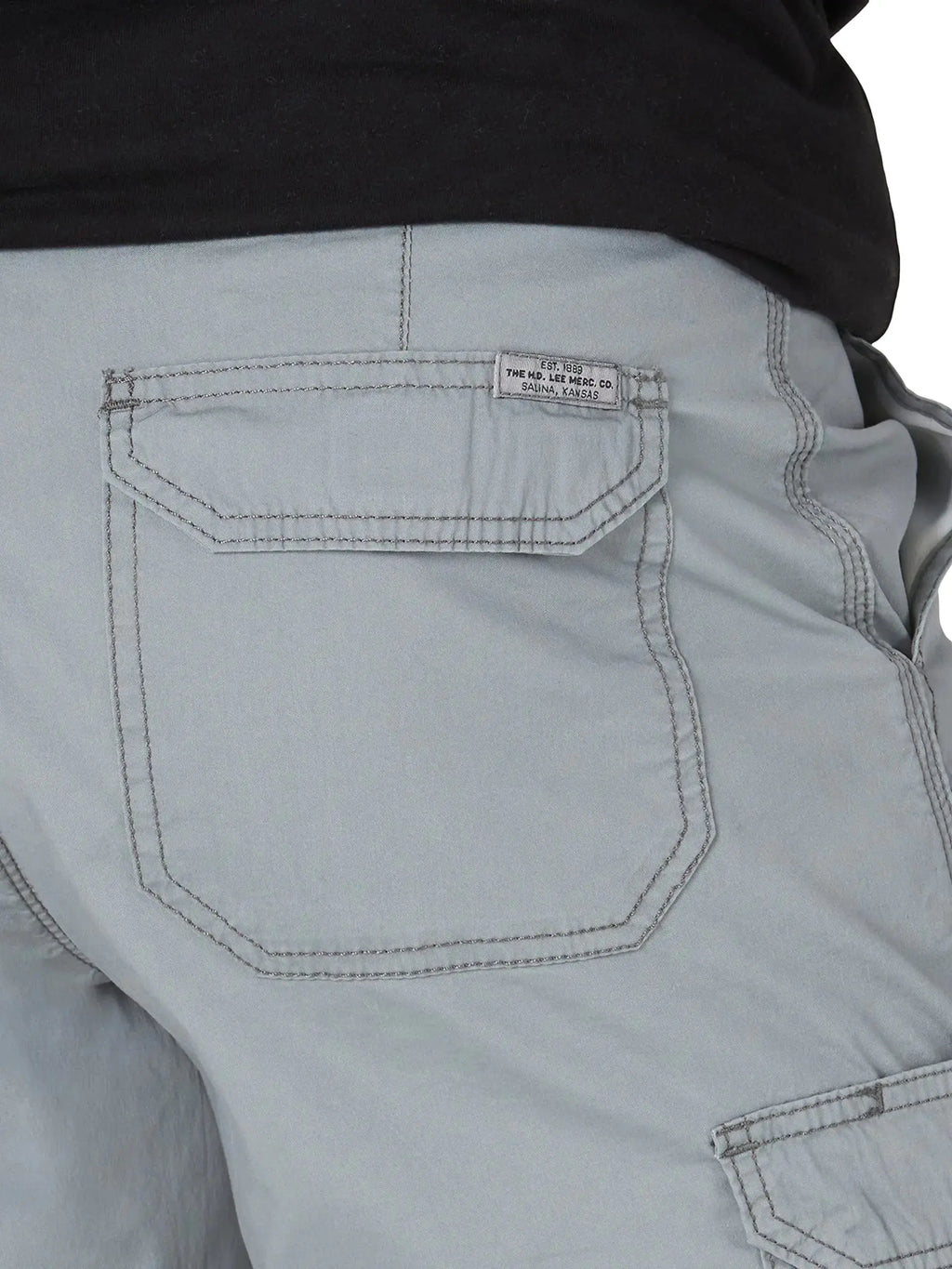 Lee Men's Extreme Motion Crossroad Cargo Short 34 Storm Gray