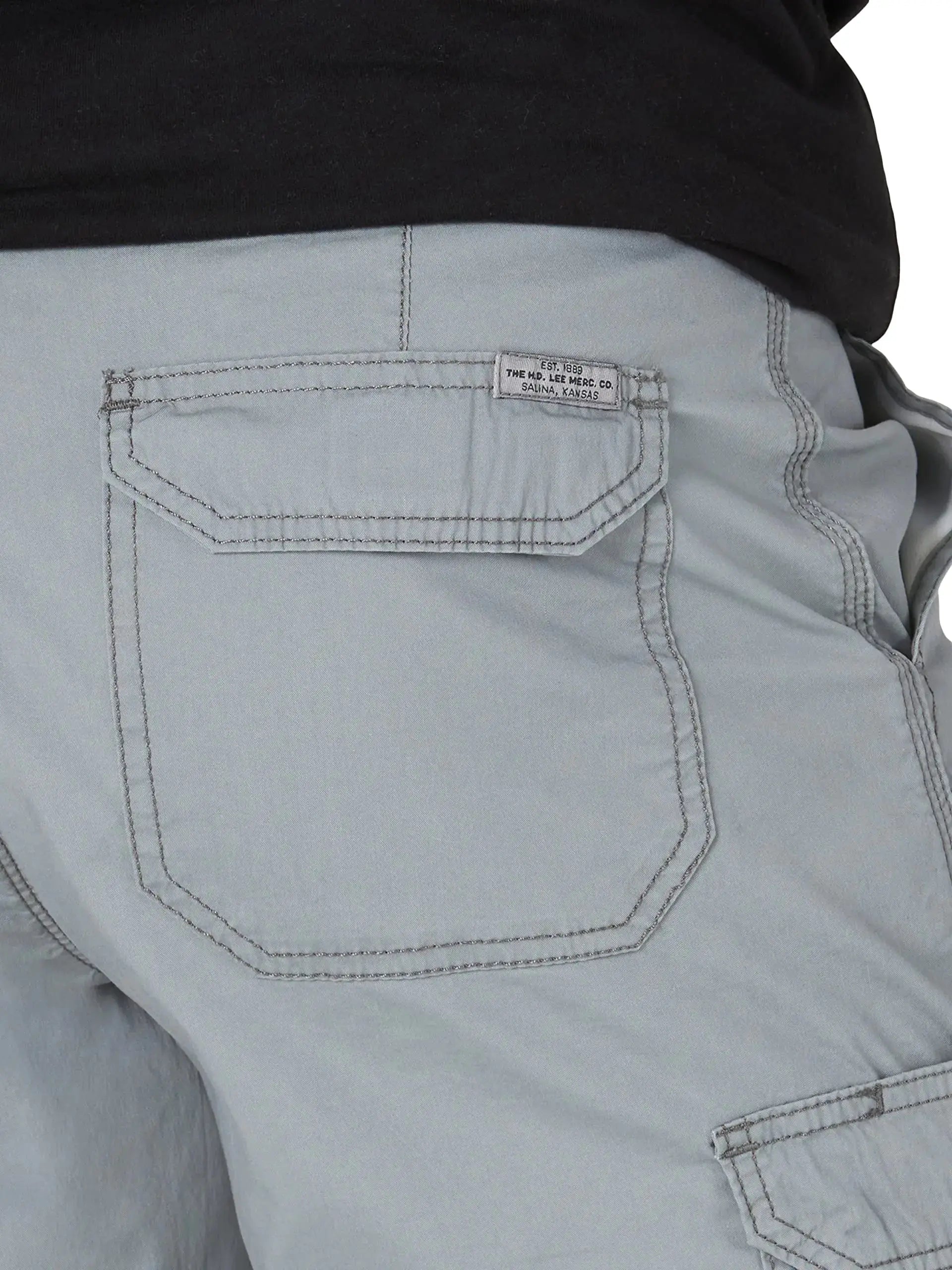 Lee Men's Extreme Motion Crossroad Cargo Short 34 Storm Gray