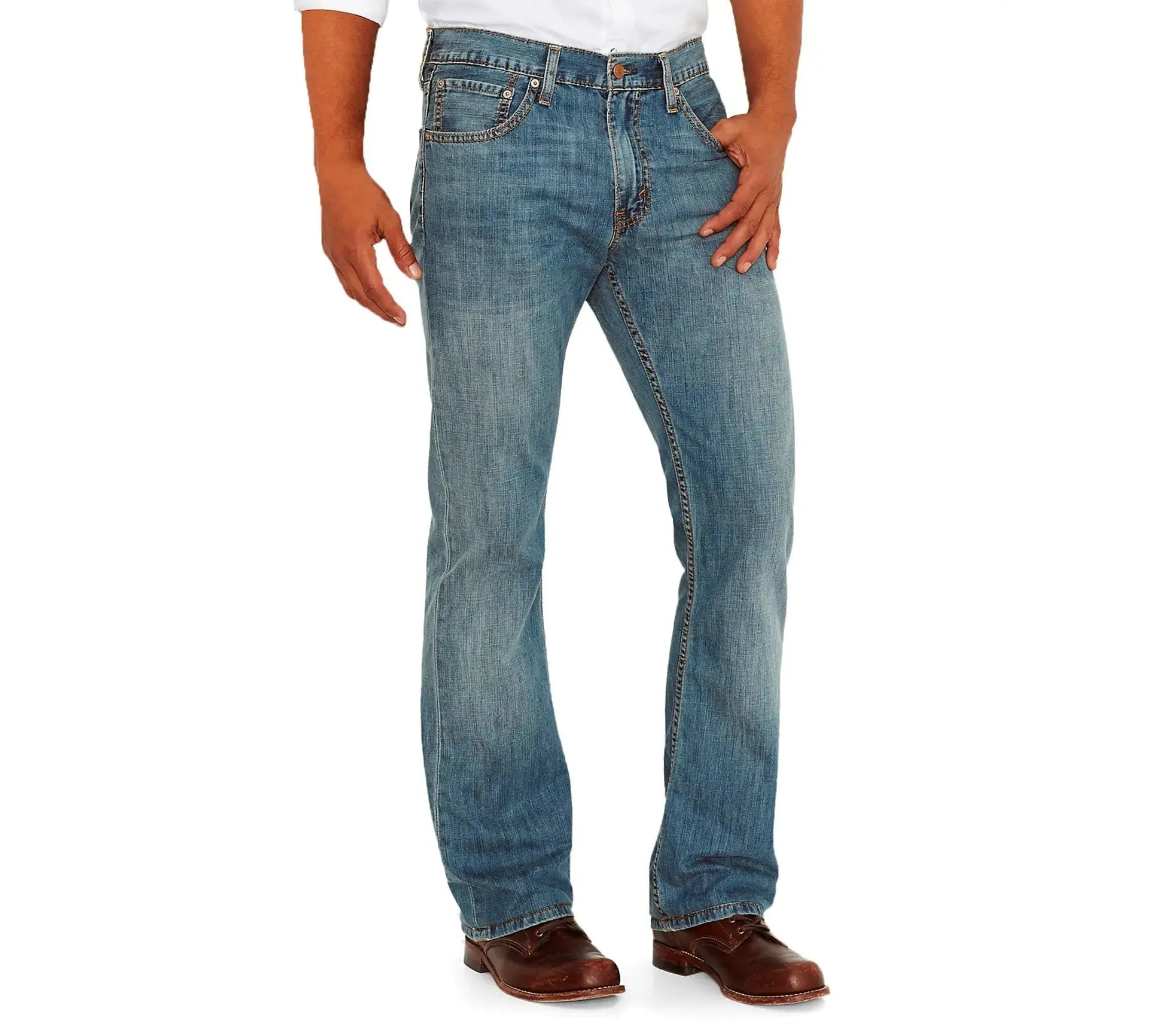 Levi's Men's 527 Slim Bootcut Jeans 36W x 34L Medium Chipped