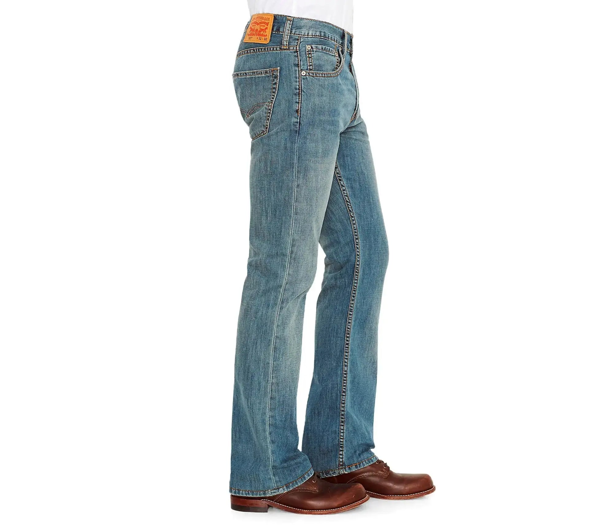 Levi's Men's 527 Slim Bootcut Jeans 36W x 34L Medium Chipped