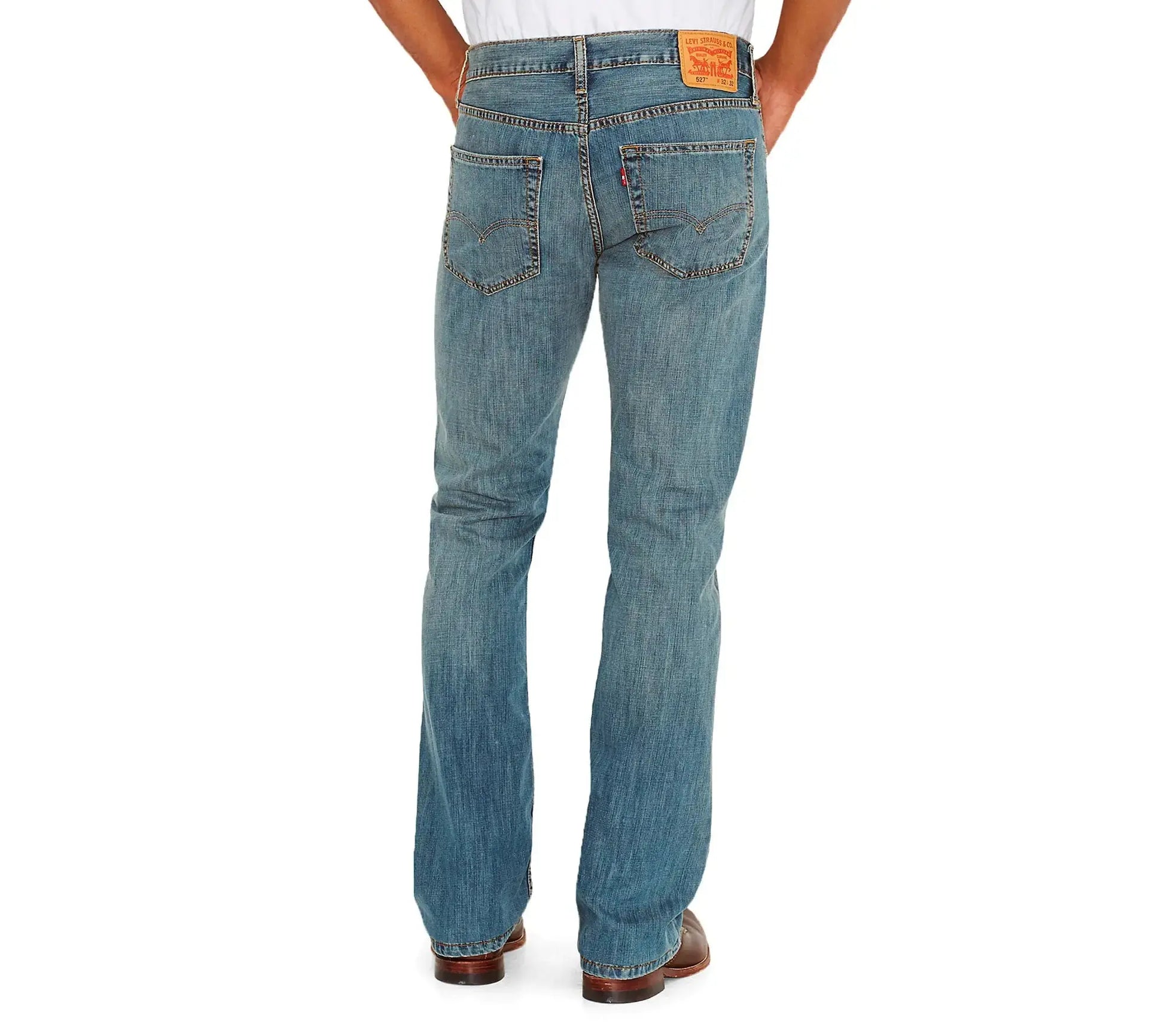 Levi's Men's 527 Slim Bootcut Jeans 36W x 34L Medium Chipped