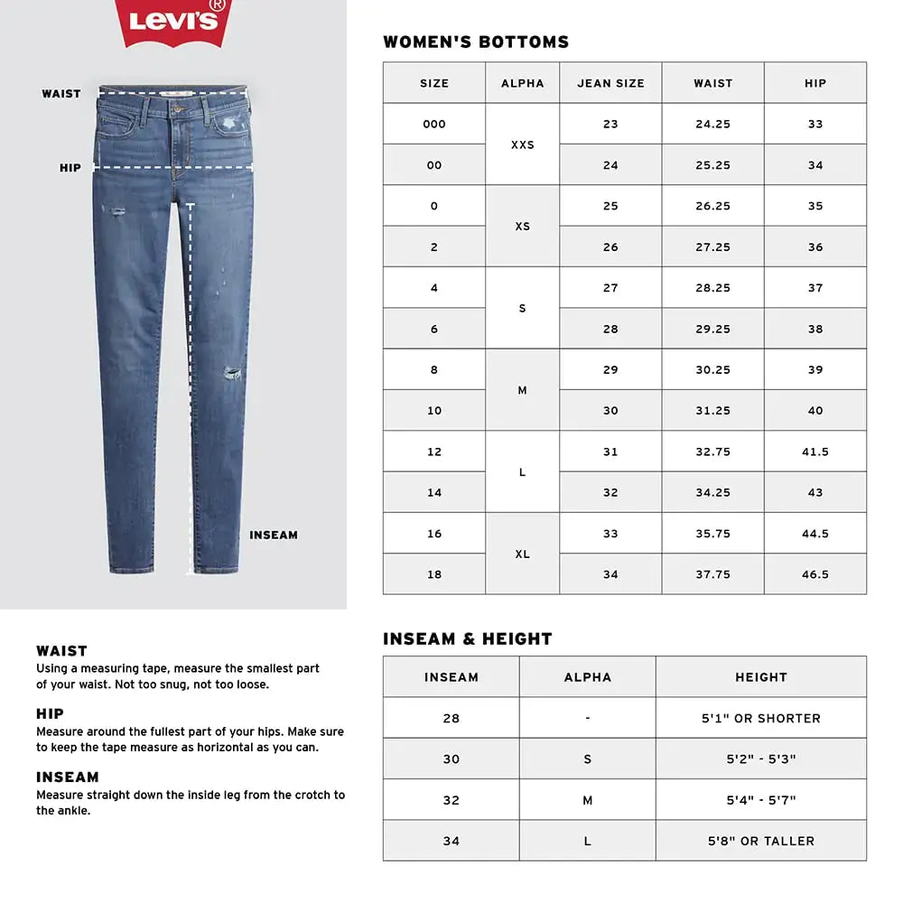 Levi's Women's 94 Meadow Mist Baggy Jeans