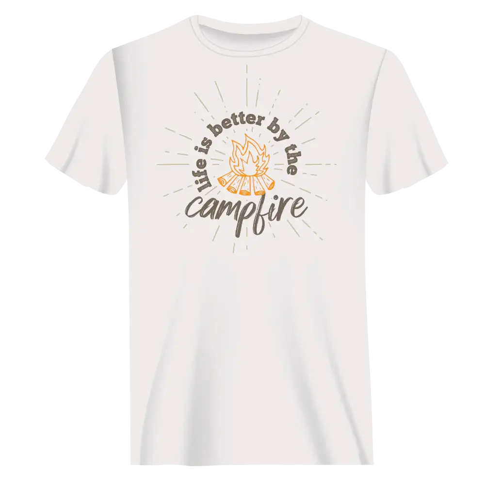 Life Is Better Campfire T-Shirt for Men