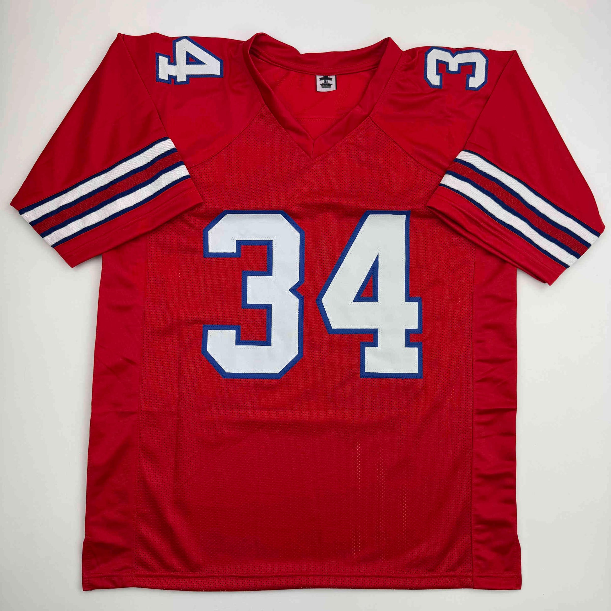 Autographed/Signed Thurman Thomas Buffalo Red Football Jersey JSA COA