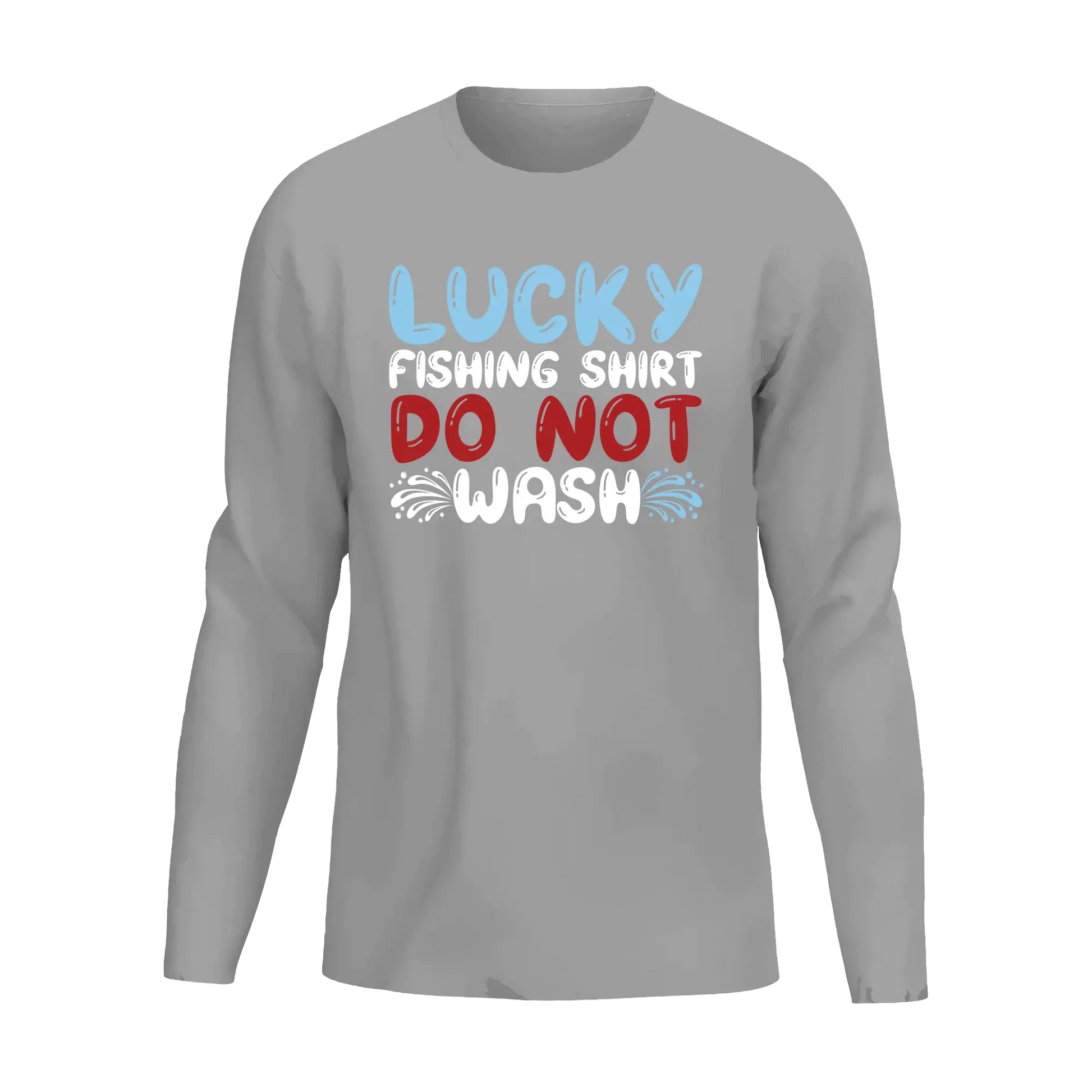 Lucky Fishing Shirt Men Long Sleeve Shirt