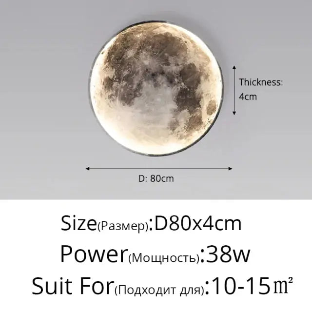 Lunar Glow LED Wall Lamp