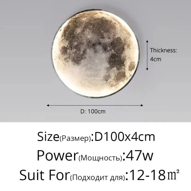 Lunar Glow LED Wall Lamp