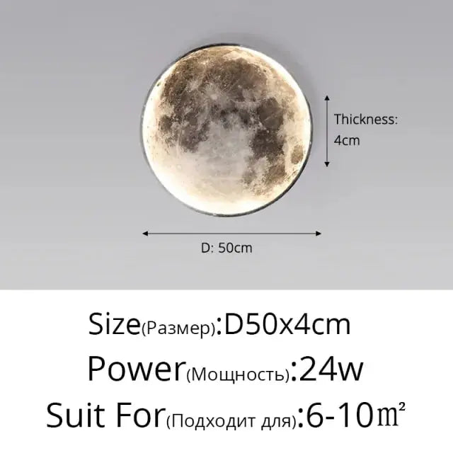 Lunar Glow LED Wall Lamp