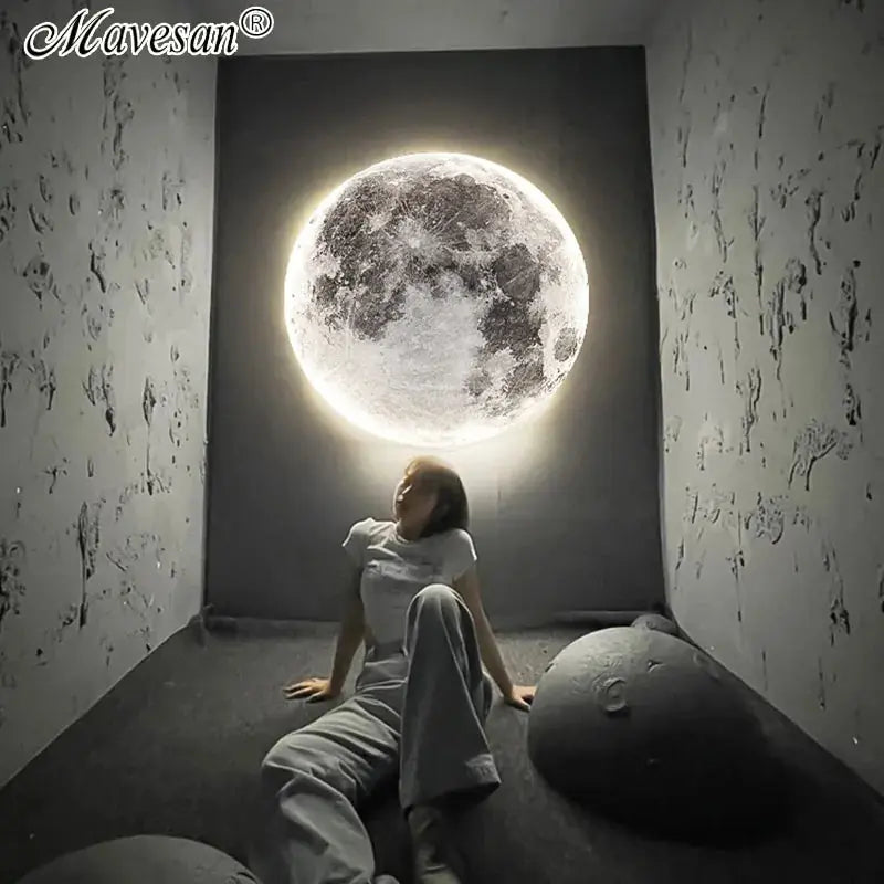 Lunar Glow LED Wall Lamp