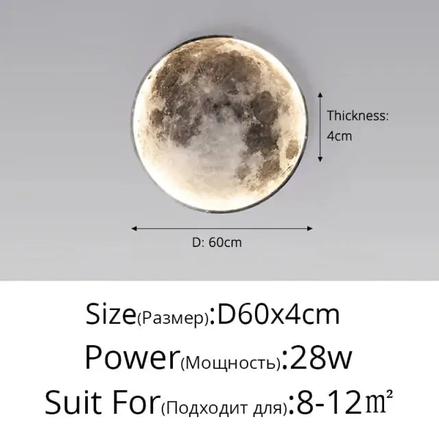 Lunar Glow LED Wall Lamp
