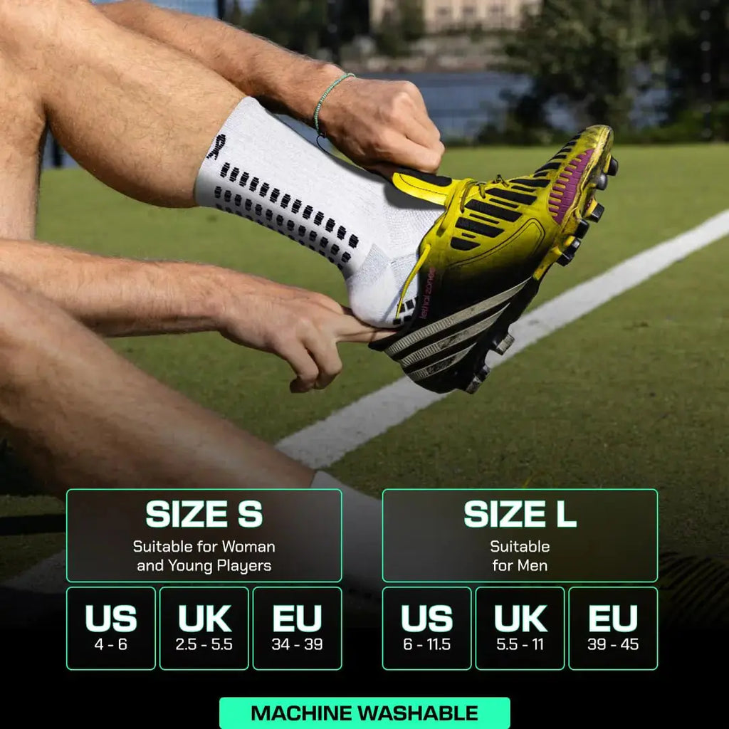 Lux Dual Grip Socks - Soccer Grip Socks for Men and Women