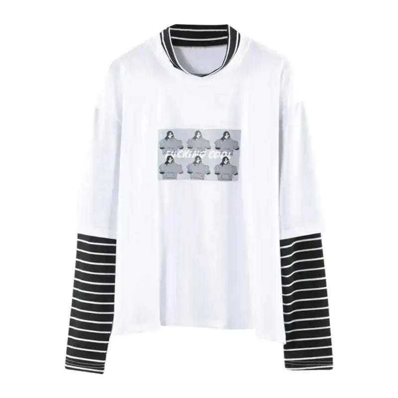 Lychee Spring Autumn Women T-Shirt