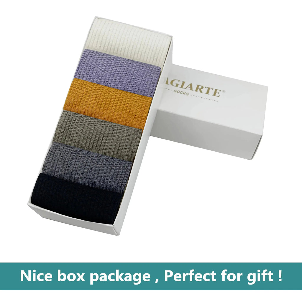 MAGIARTE Womens Mini Crew Ankle Socks Athletic Casual Cotton Socks for Women 5-10 Mesh Instep #C05 (6 Pairs)