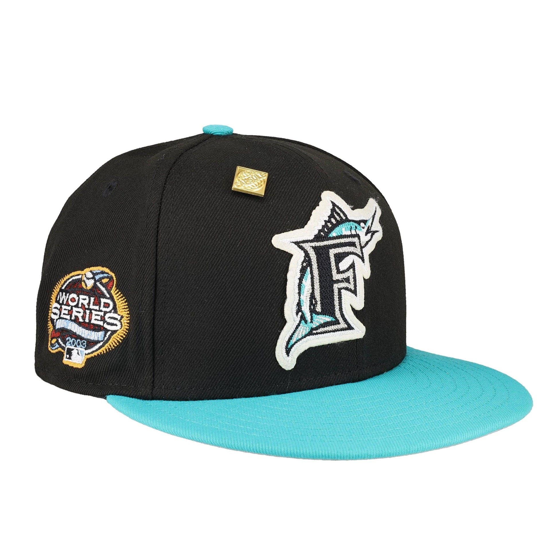 Florida Marlins Letterman Collection 59Fifty Fitted Hat