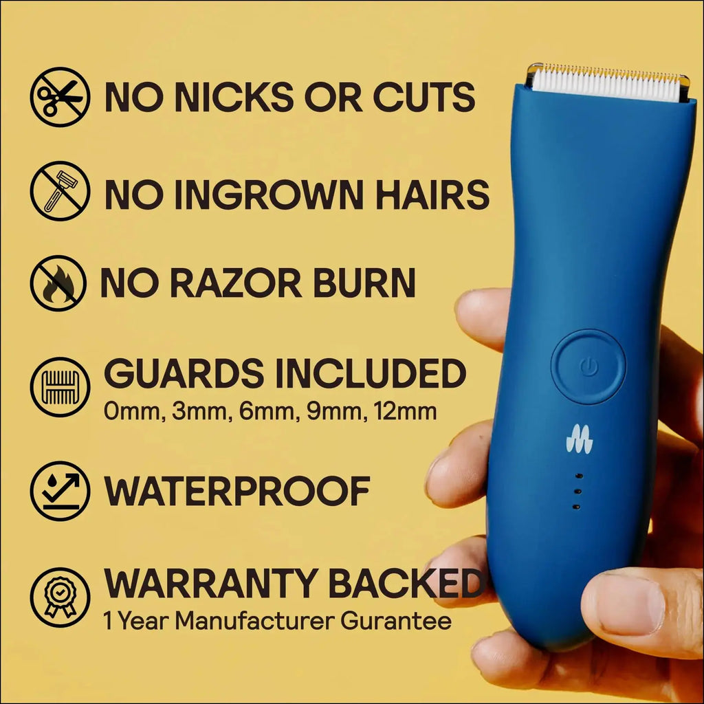 MERIDIAN Bikini & Body Hair Trimmer - Safe, Smooth, Waterproof Grooming