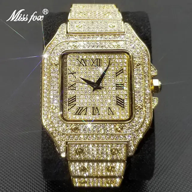 MISSFOX Men's Elegant Square Watch