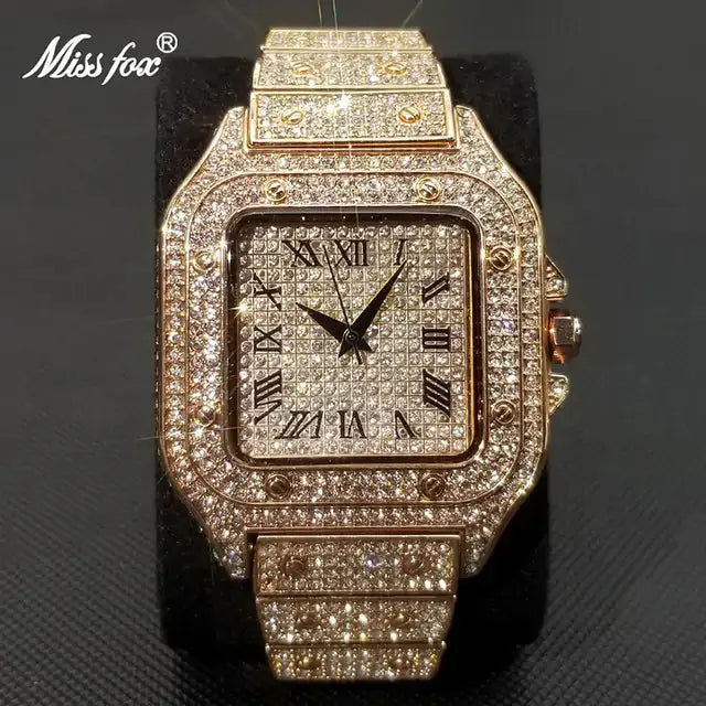 MISSFOX Men's Elegant Square Watch