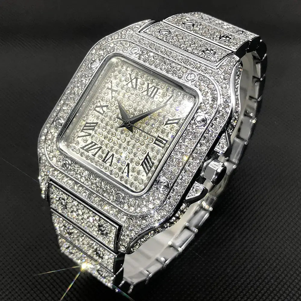 MISSFOX Men's Elegant Square Watch