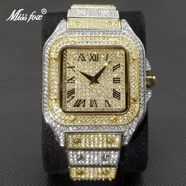 MISSFOX Men's Elegant Square Watch