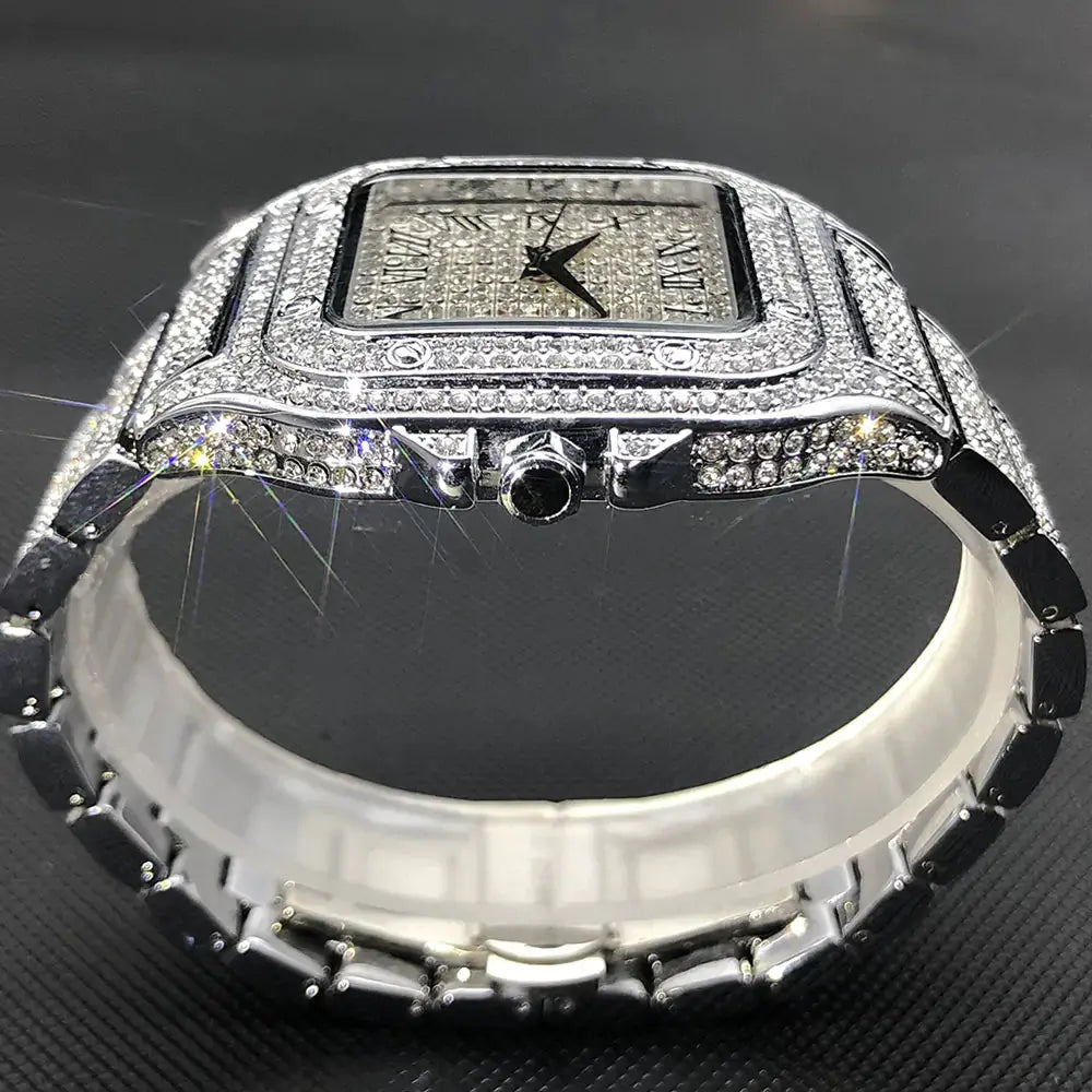 MISSFOX Men's Elegant Square Watch
