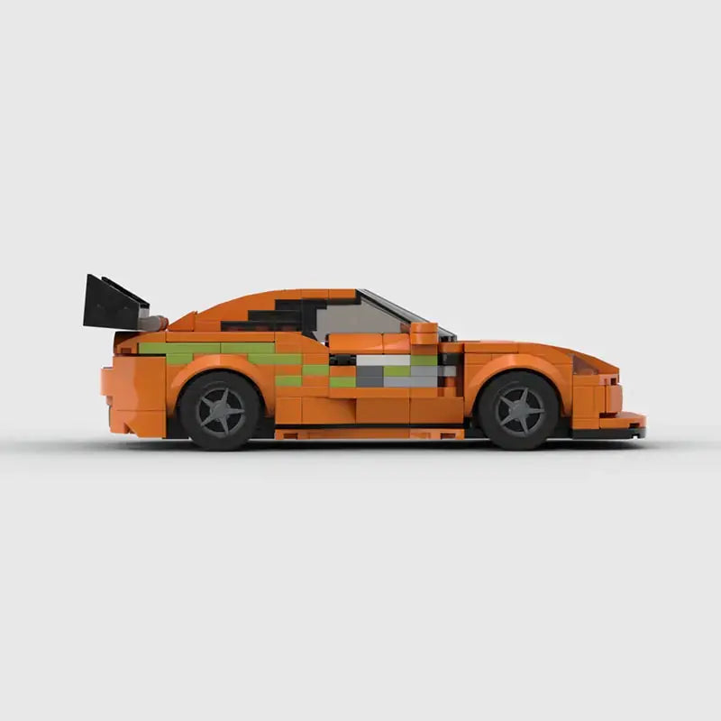 MOC Fast & Furious Supra Sports Car Building Set