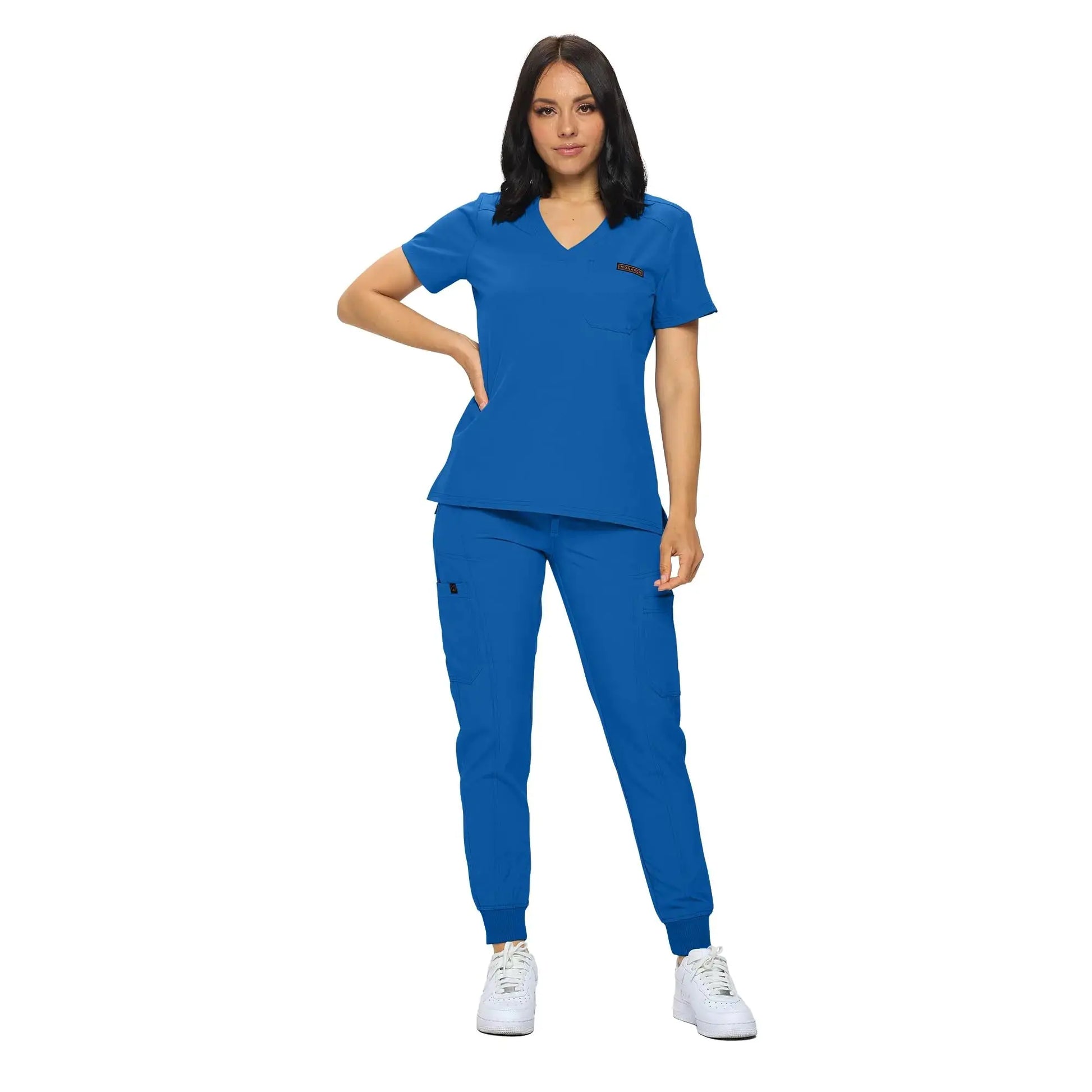MONARCH UNIFORMS Stretchy Scrubs Women's Jogger Scrub Set