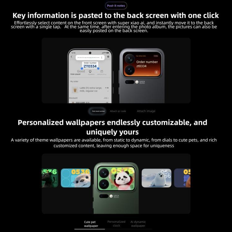 Xiaomi 17 Pro Max, 16GB+512GB, 3D Ultrasonic Fingerprint, 6.9 inch + 2.9 inch Xiaomi HyperOS 3 Snapdragon 8 Elite Gen 5 Octa Core, NFC, Network: 5G (Black)