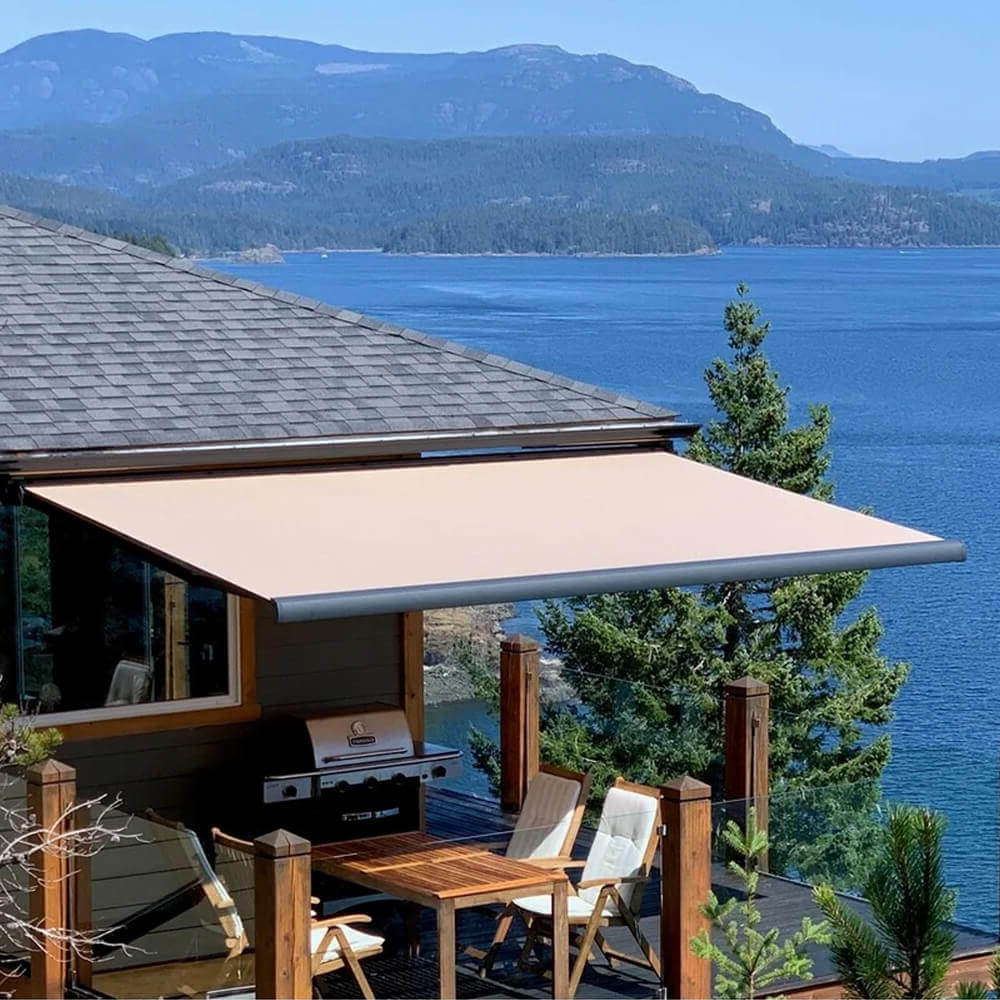 Multiple Awnings Brasilia Slim Premium Full Cassette Electric Retractable Sun Shade Awning (SAK42536)