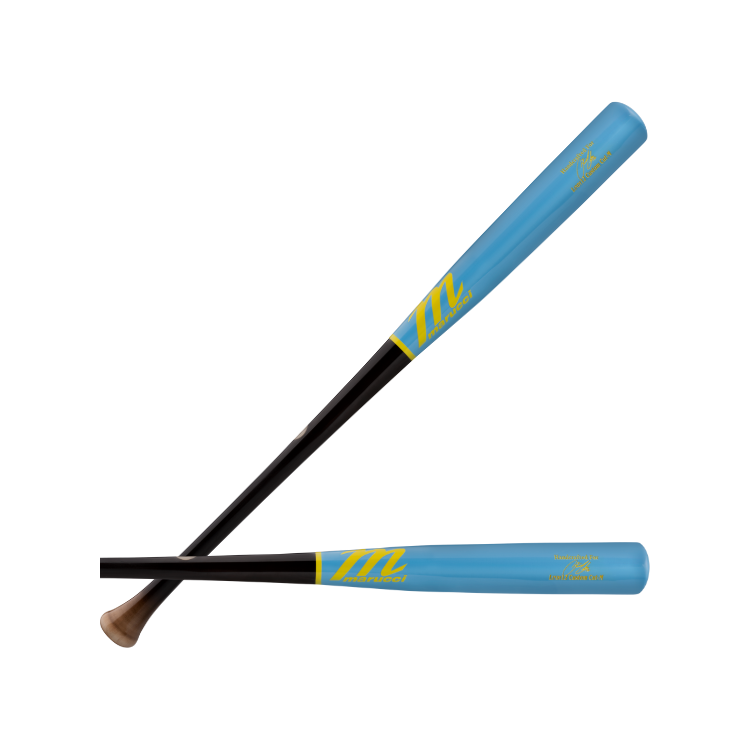 Marucci LINDY12 Pro Model Eclipse/Baby Blue Wood Bat MVE4LINDY12-EC/BB