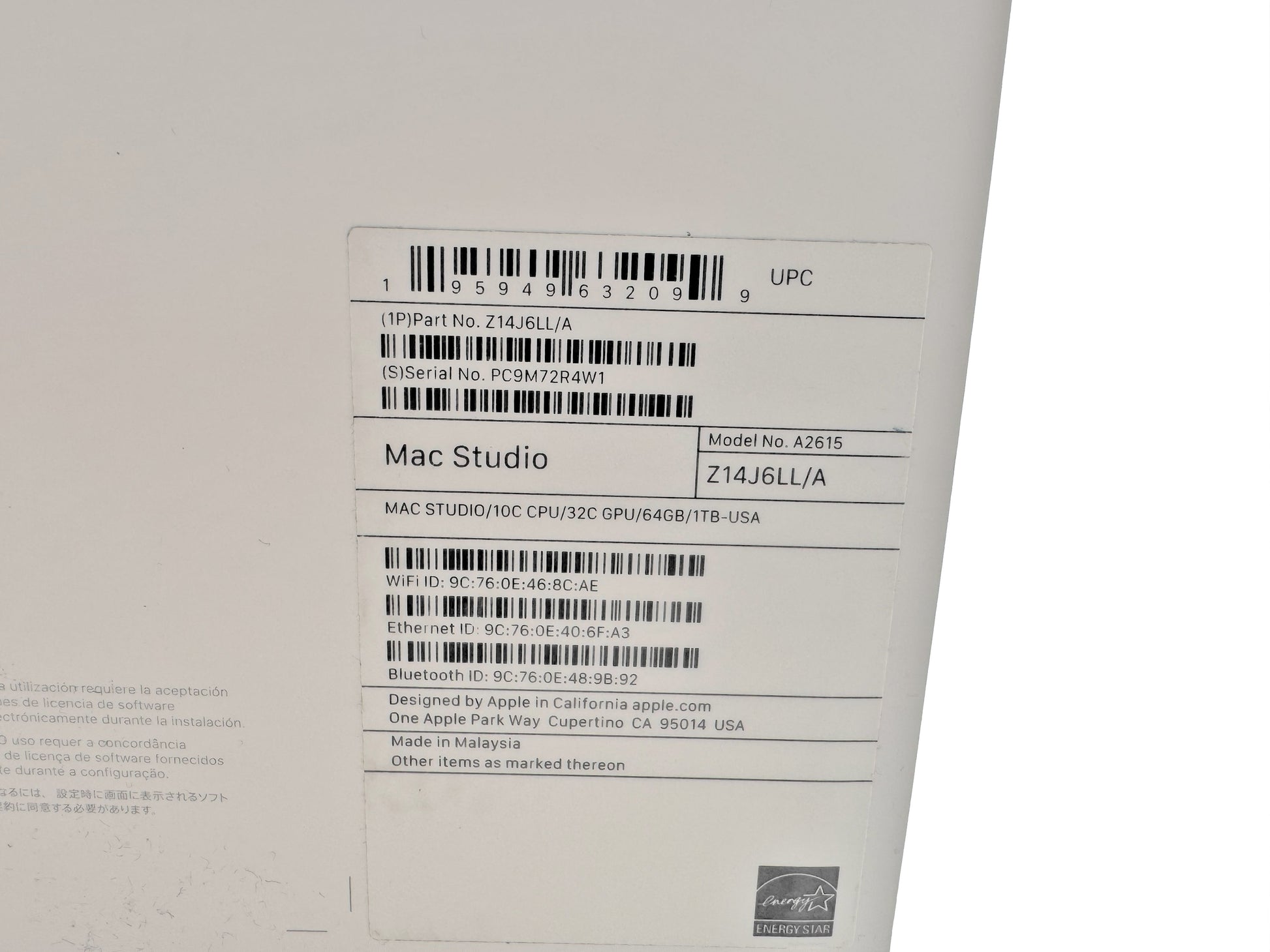 Mac Studio (2022) – Apple M1 Ultra 64-Core GPU – 64GB RAM 1TB SSD | Brand New