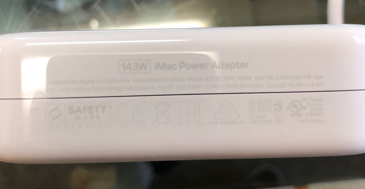 Apple A2290 143W USB-C Power Adapter – White (Used)