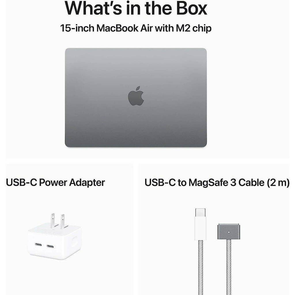 2023 Apple MacBook Air 15-inch M2 – 10-Core GPU 16GB RAM 1TB SSD Gray | Excellent