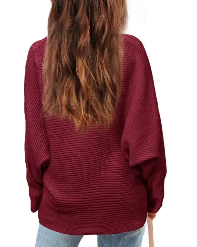 Mafulus Girl's Oversized Crewneck Jumper Shirts - Long Sleeve Cute Pullover Fall Kids Sweaters