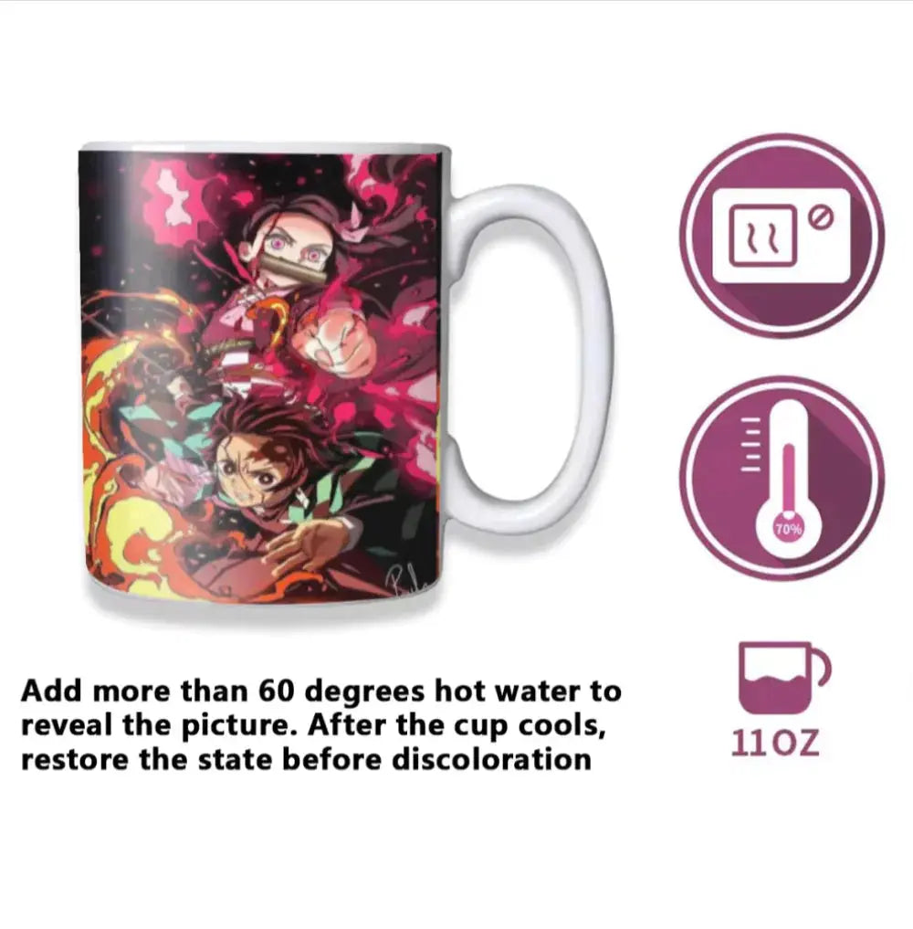 Magic Heat-Reveal Anime Coffee Mug – Perfect Fan Gift!