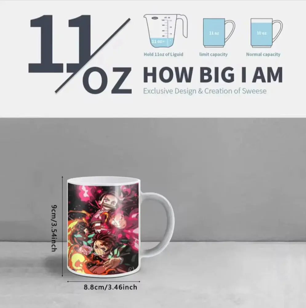 Magic Heat-Reveal Anime Coffee Mug – Perfect Fan Gift!