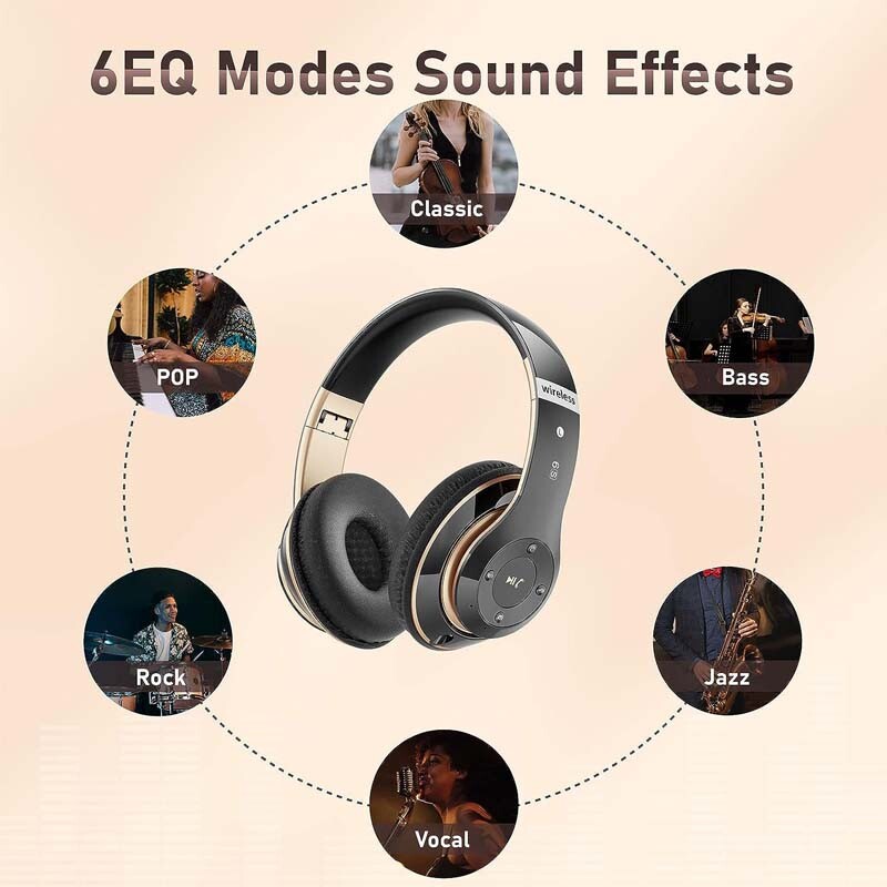 Wireless Over Ear Headphones Bluetooth Connectivity Gator Cable Variant