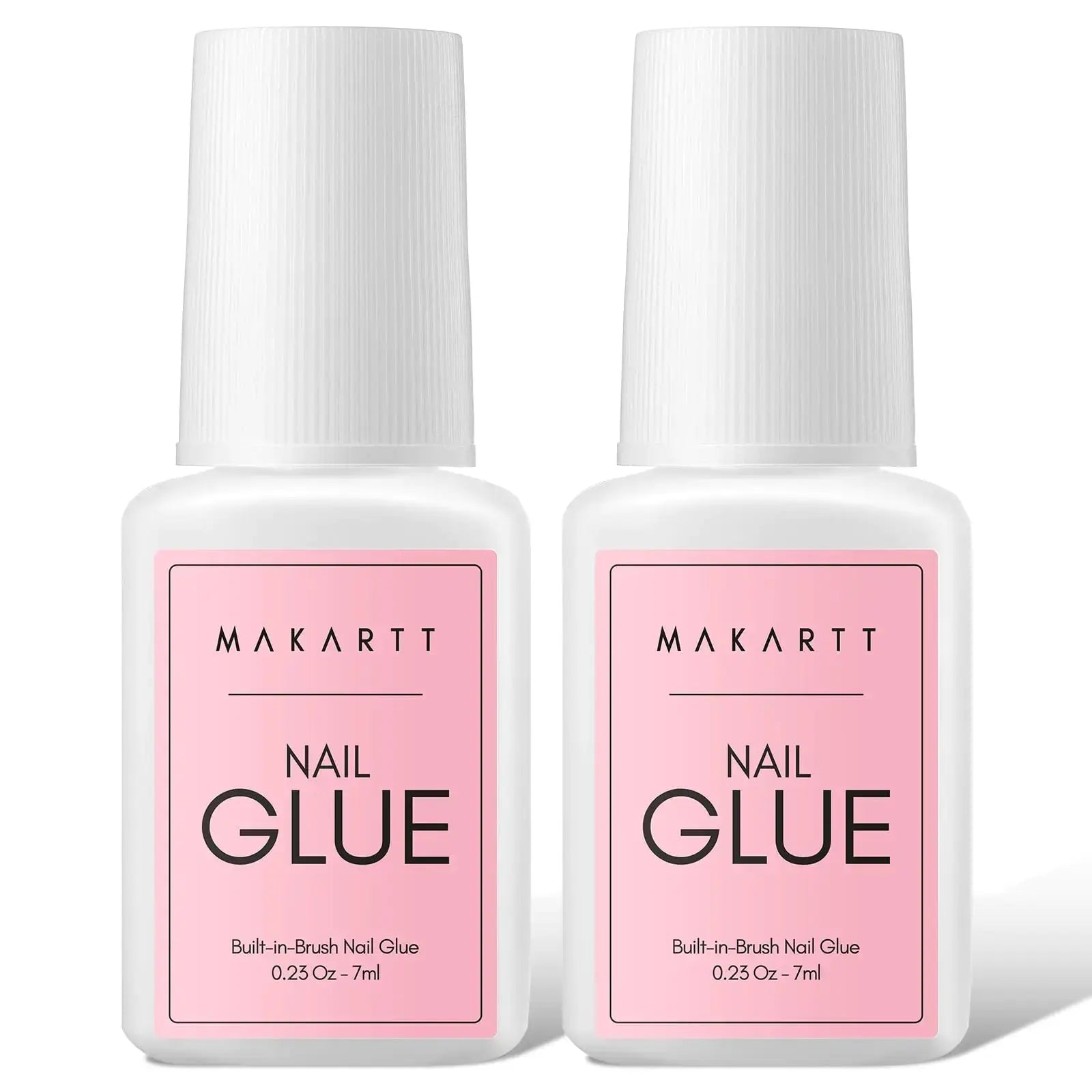 Makartt 2Pcs Quick Nail Glue for Press on Nails: Artificial Nail Adhesive Glue