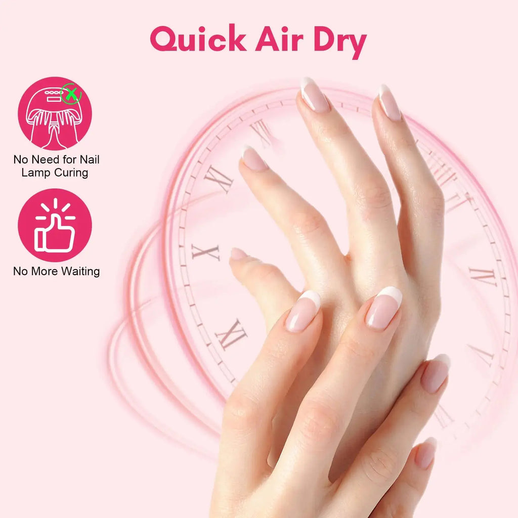 Makartt 2Pcs Quick Nail Glue for Press on Nails: Artificial Nail Adhesive Glue