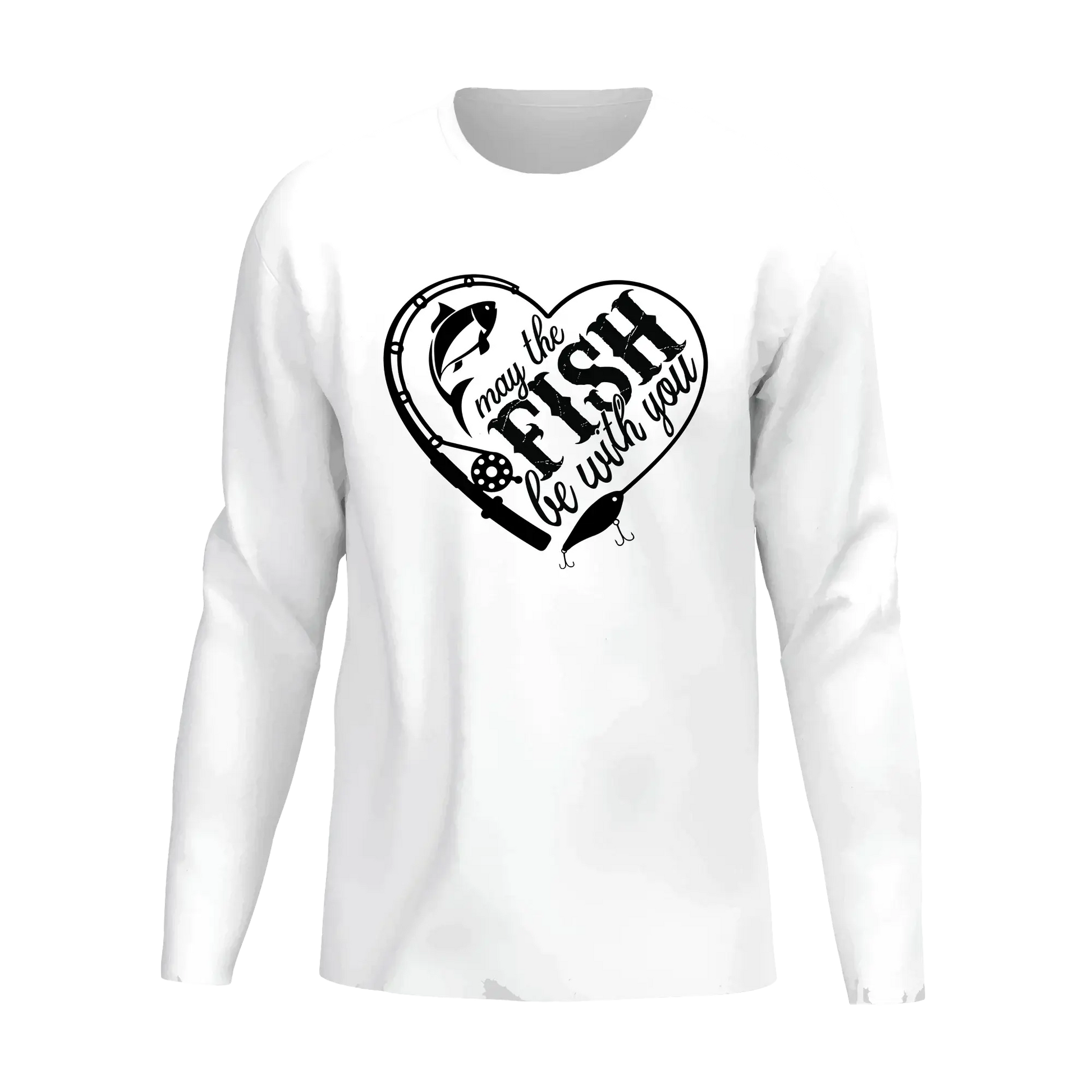 May The Fish Be With You Men Long Sleeve Shirt