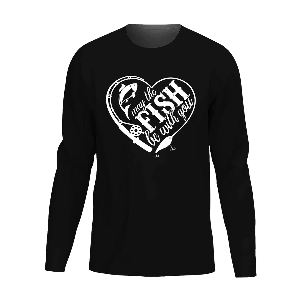 May The Fish Be With You Men Long Sleeve Shirt